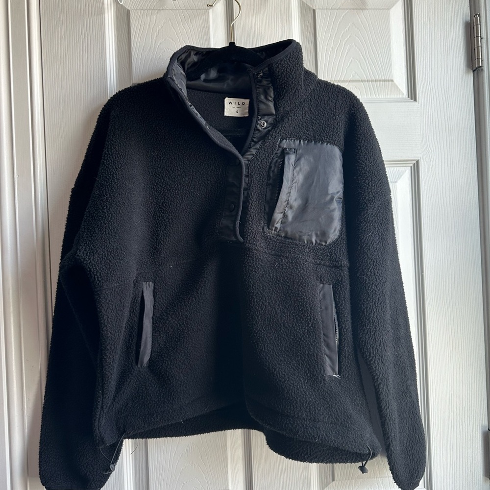 Black Fleece Jacket by